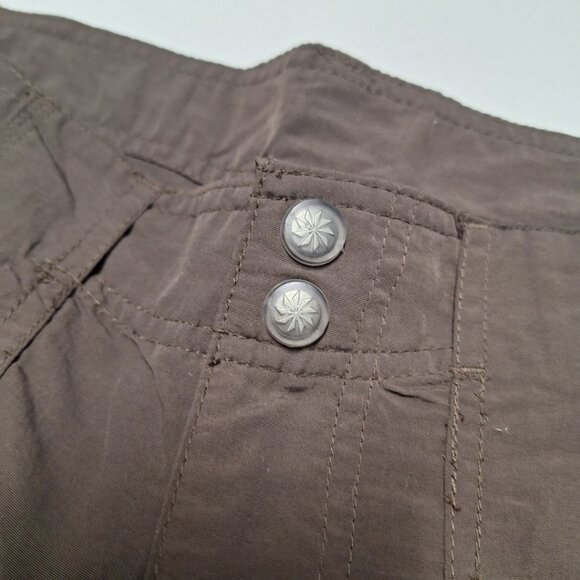 World Wide Sportsman Shorts Fishing Lightweight Summer Womens 10 Brown Pockets - Picture 3 of 10